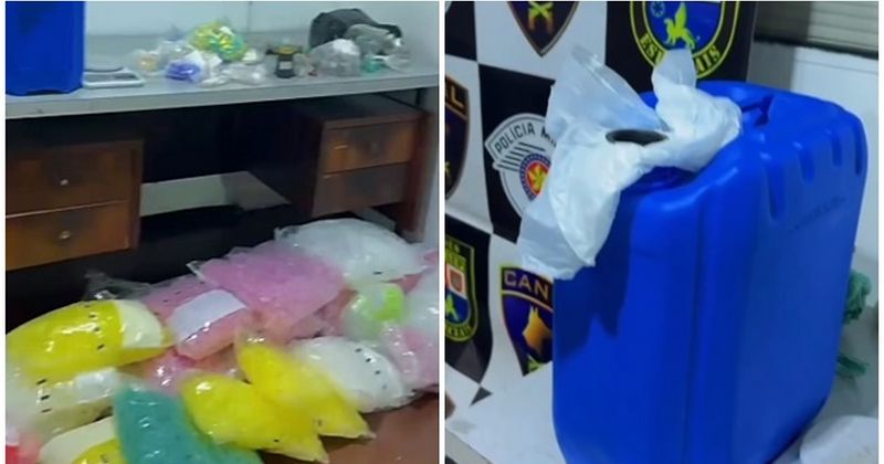 Cerca de 15kgs de drogas são apreendidas no limite de Itapevi com Vargem Grande